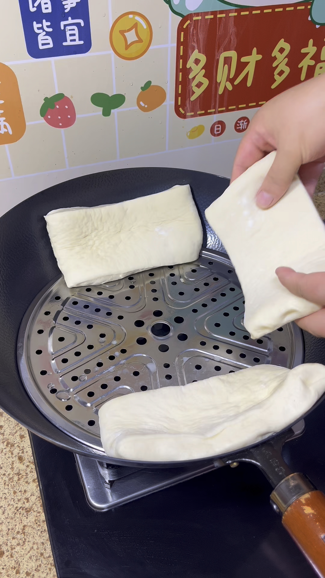 馒头这样做,吃着有农村大铁锅蒸馍的味道,家里只要有铁锅都能做