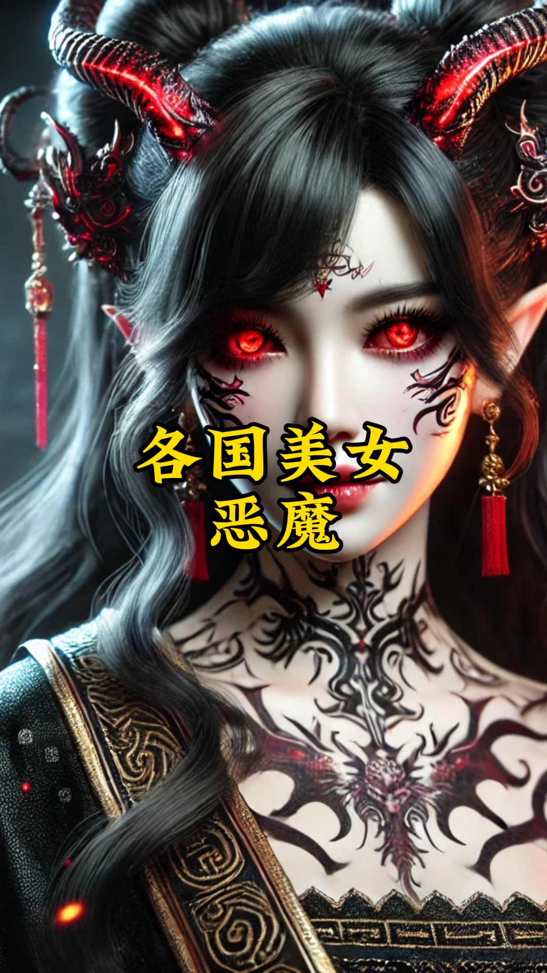 不同国家的美女恶魔,你觉得哪个好看?