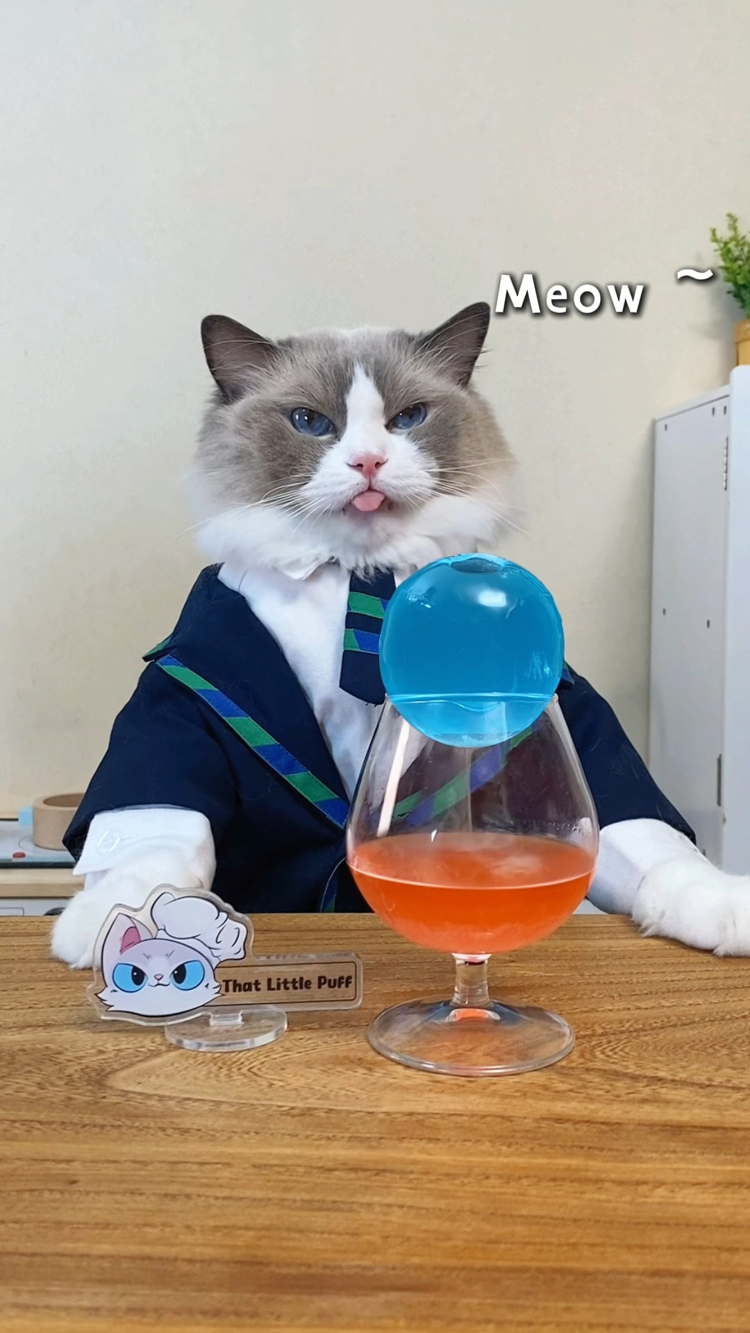 调酒师Puff回归-蓝色星球鸡尾酒～