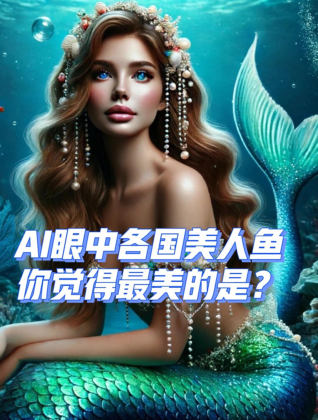AI眼中各国美人鱼,你觉得最美的是?