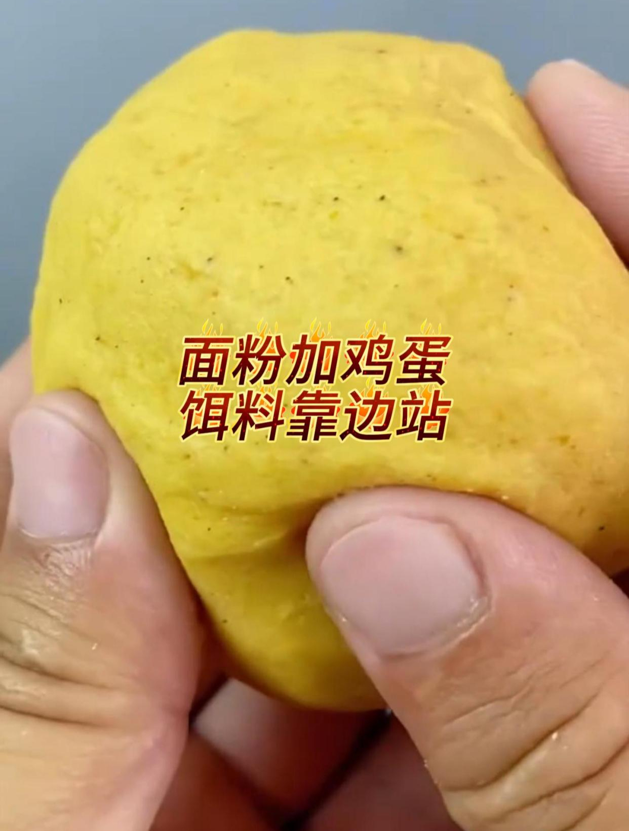 面粉加鸡蛋,饵料靠边站!