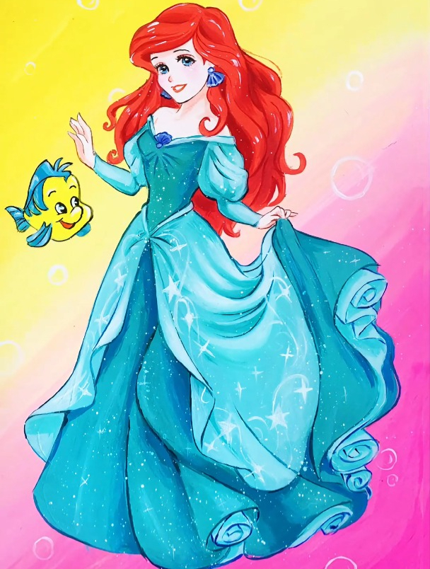 美人鱼这样画,简直太美了!