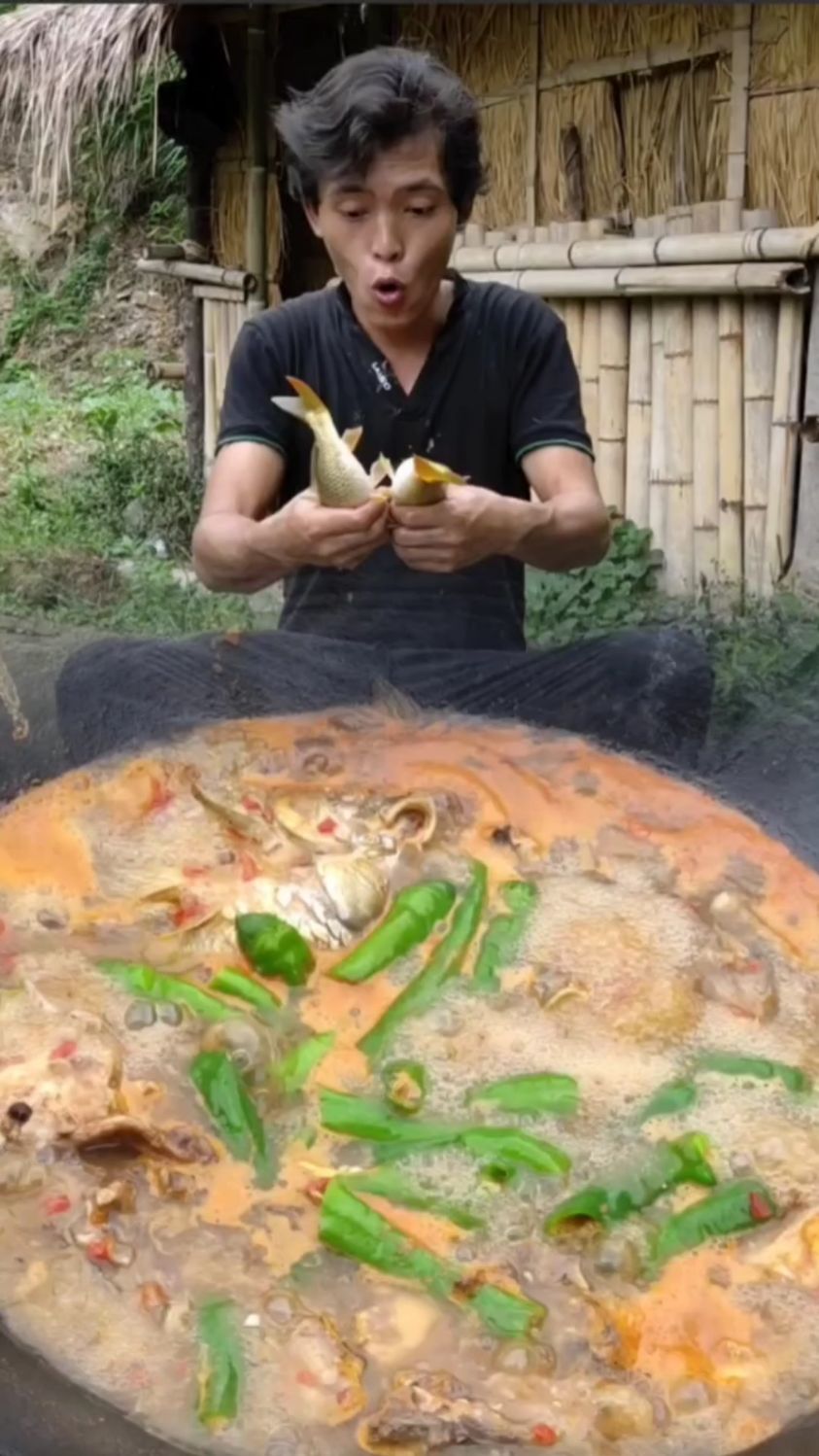 酸汤稻花鱼,肉质鲜嫩,只有吃过才知有多美味兄弟们