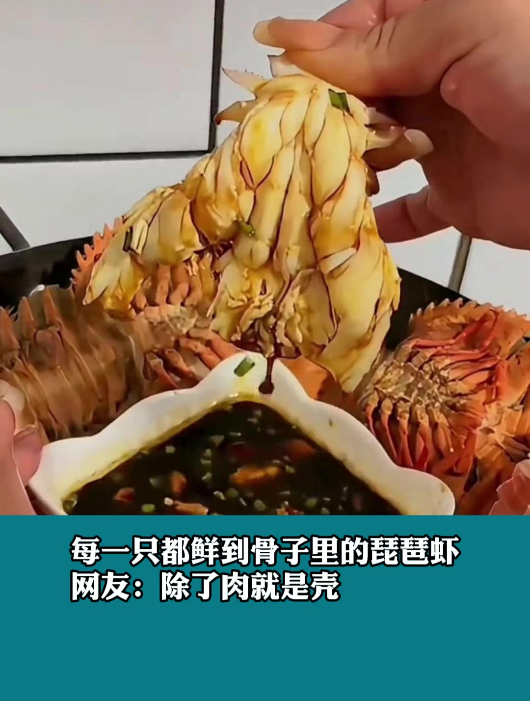 每一只都鲜到骨子里的琵琶虾 除了肉就是壳