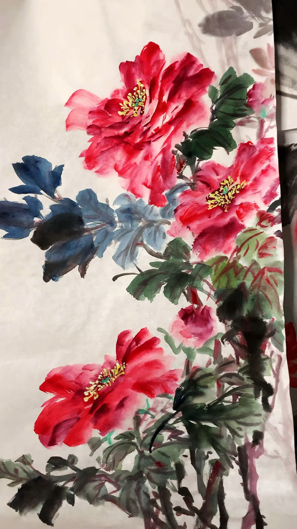 一个暑期学会画牡丹行吗