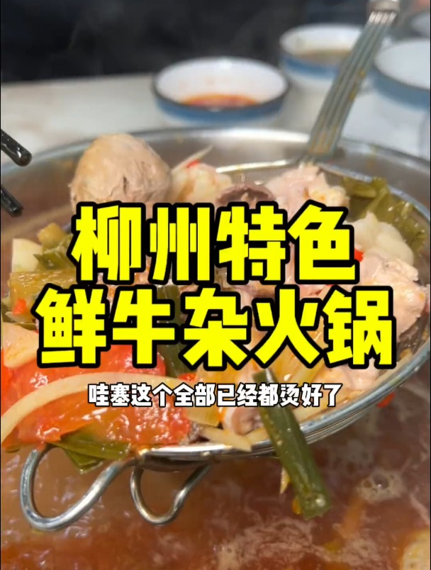 从没想过柳州的酸辣牛杂这么好吃