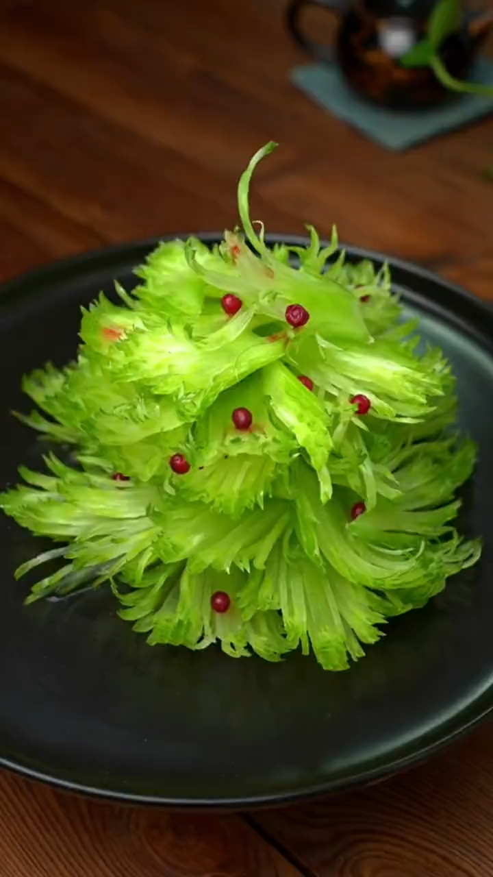 凤尾菜,看着难其实很简单,好看又入味