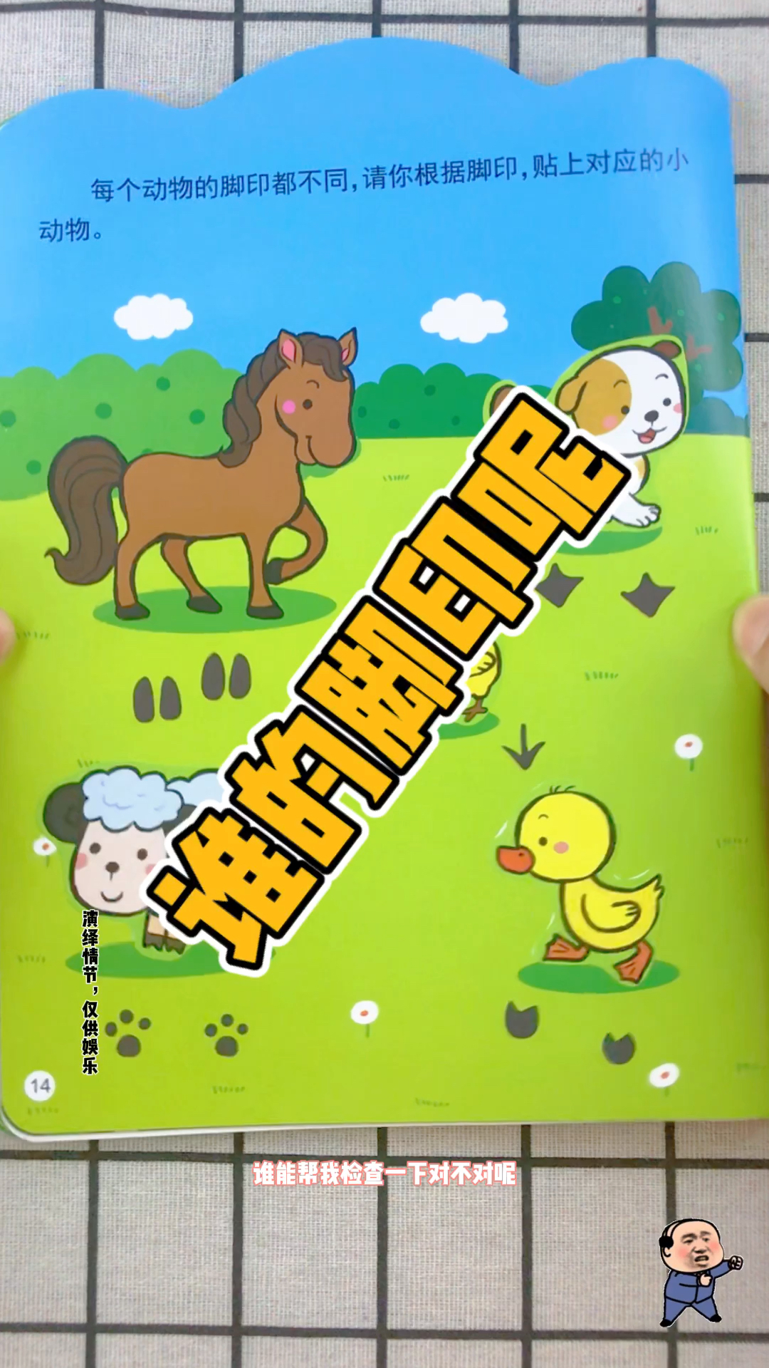 这些都是谁的脚印呀