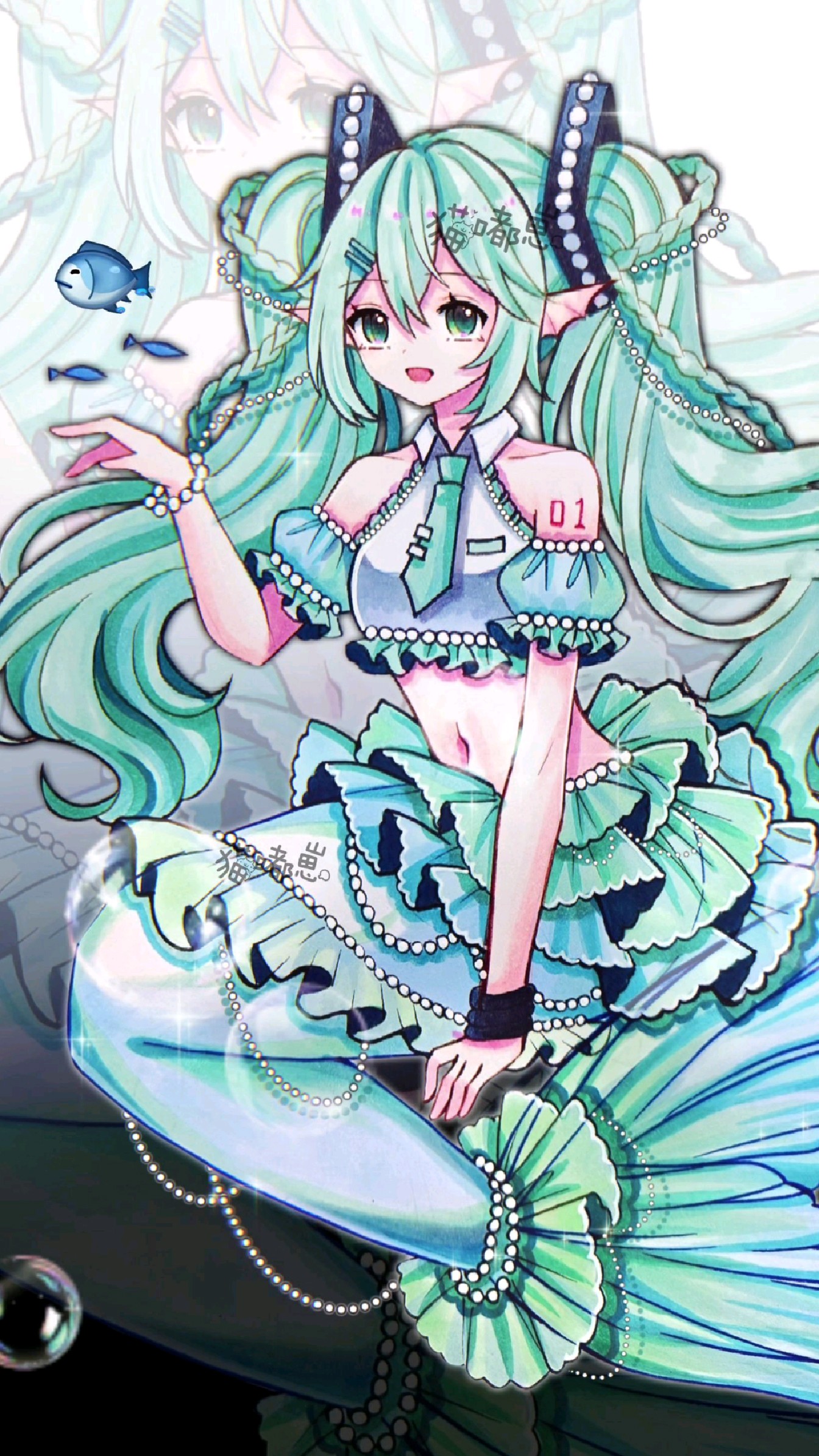 夏日版人鱼初音来啦