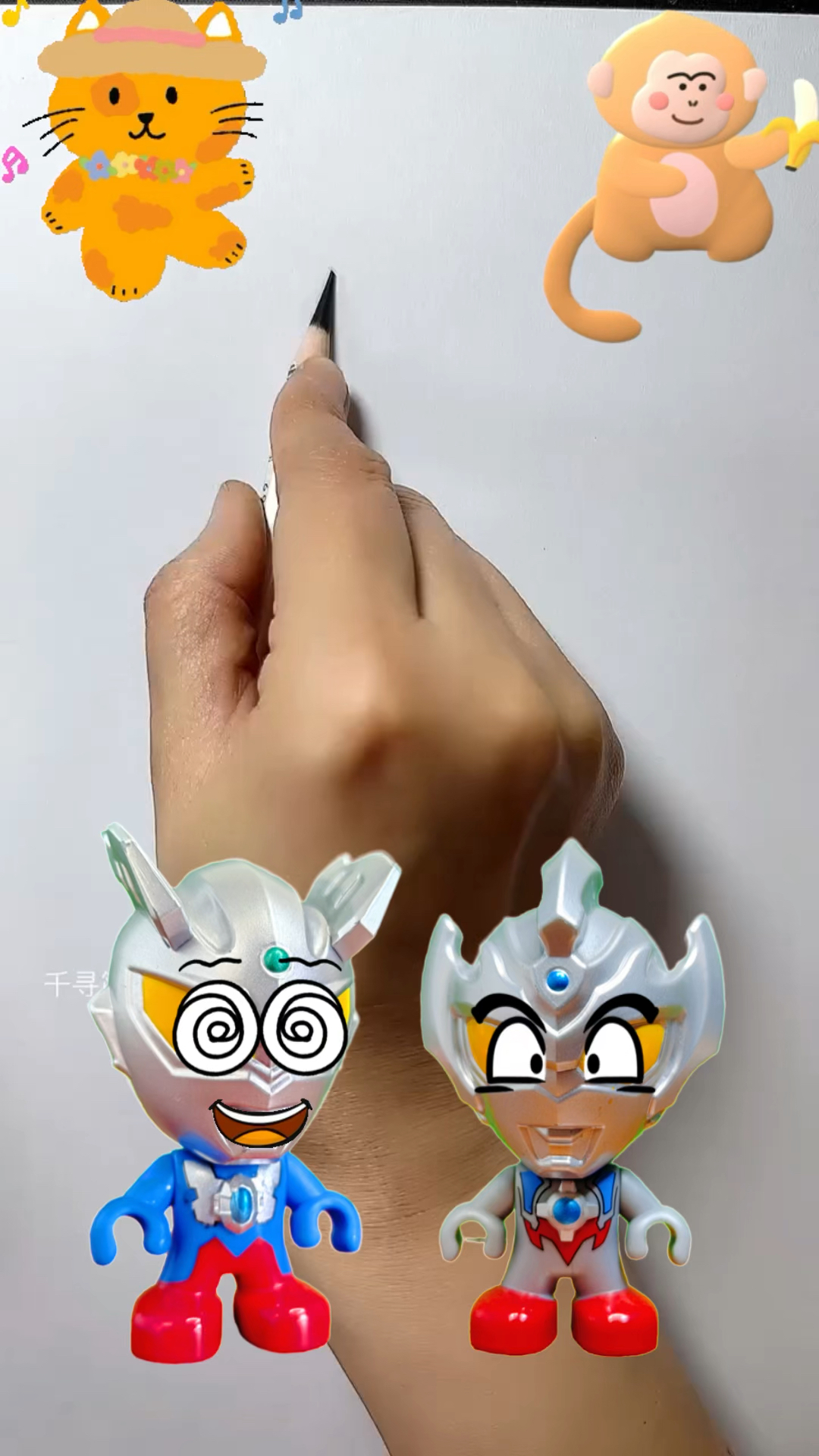 他拿铅笔画出了一个这么逼真的蝴蝶