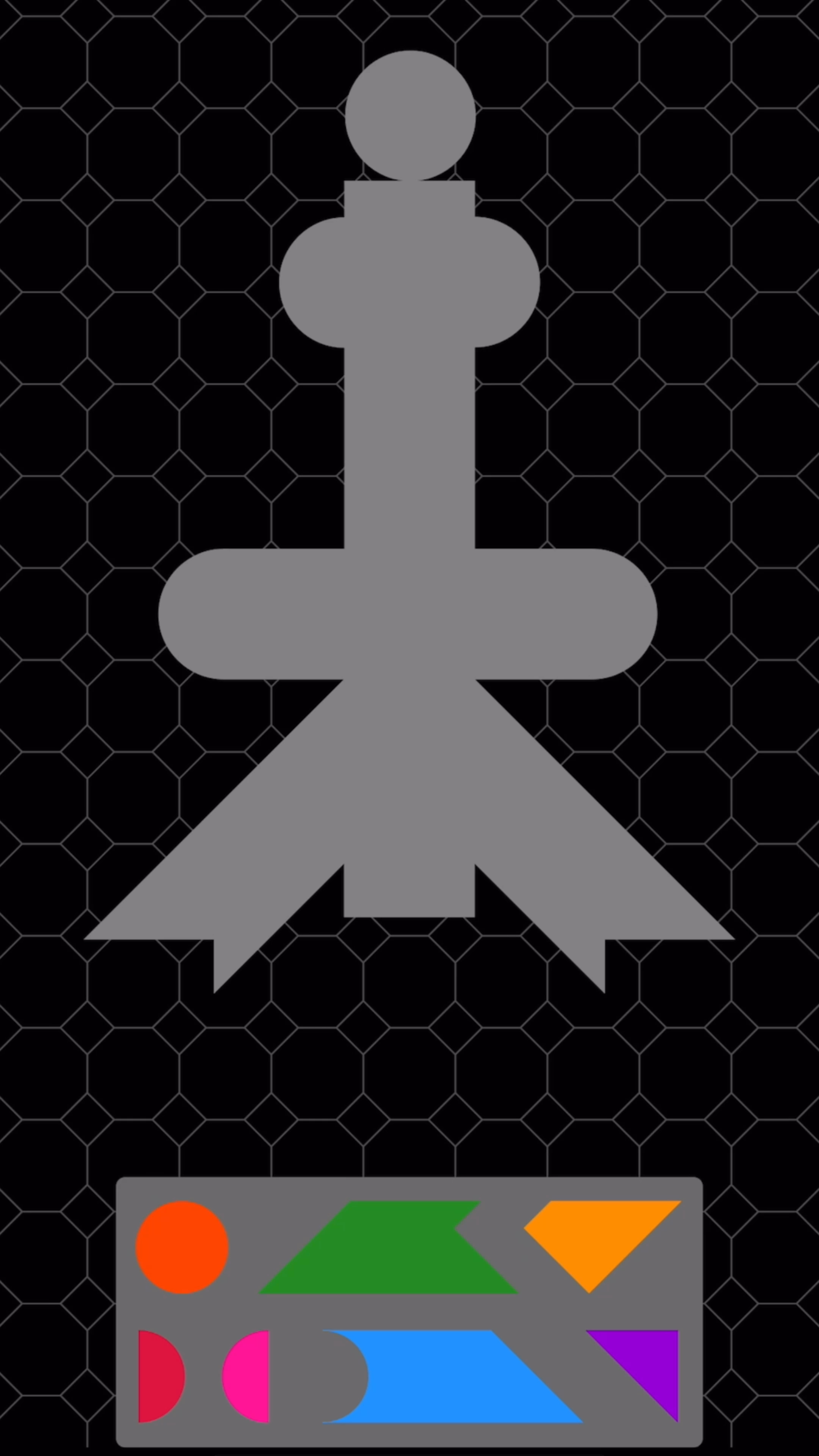 两副现代智力七巧板拼出东方明珠