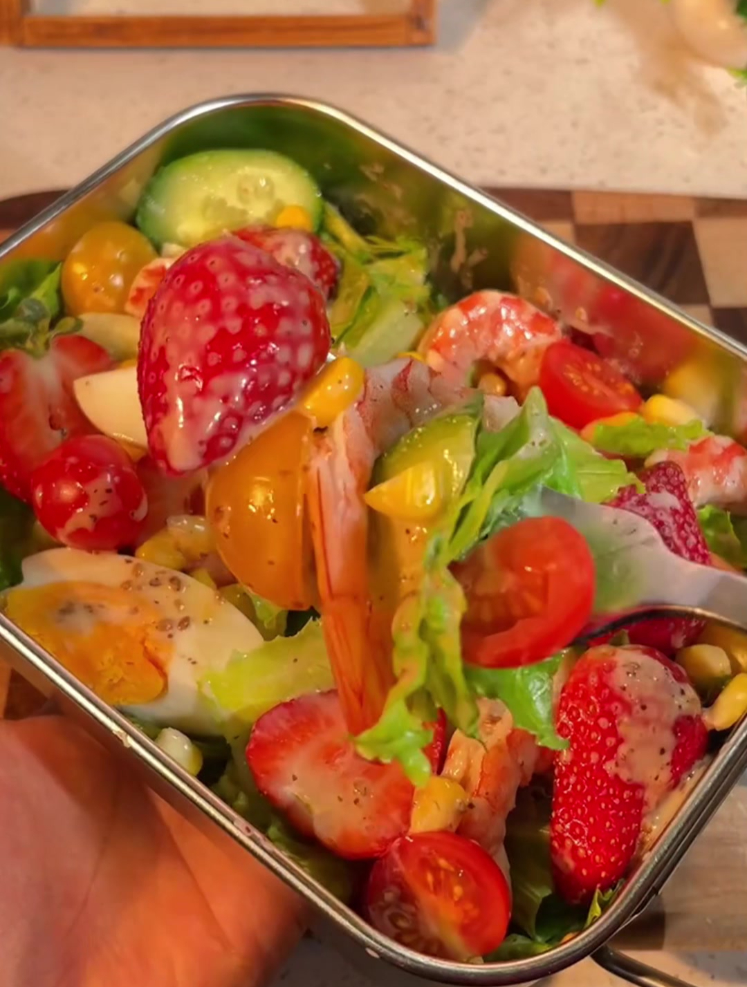 超好吃的蔬菜沙拉做法,自己在家轻松搞定!高颜值营养丰富