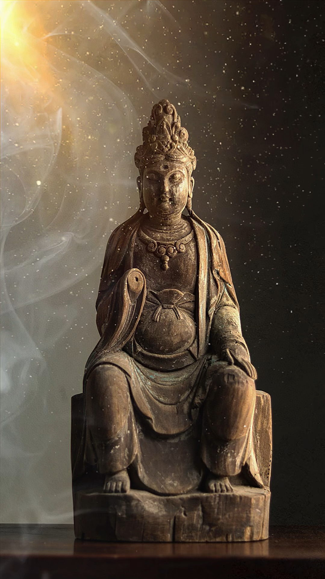 观音菩萨造像 木雕