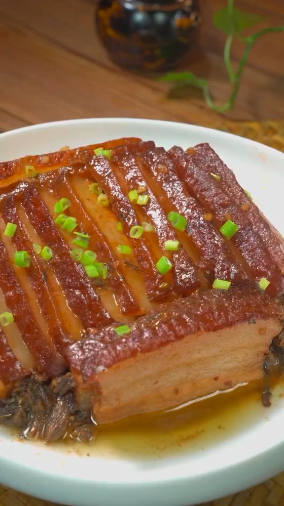 梅菜扣肉,梅菜怎么炒。全部做法见上一个视频