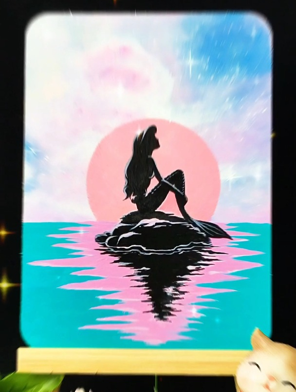 美人鱼这样画也太惊艳了吧,你愿意跟美人鱼做朋友吗