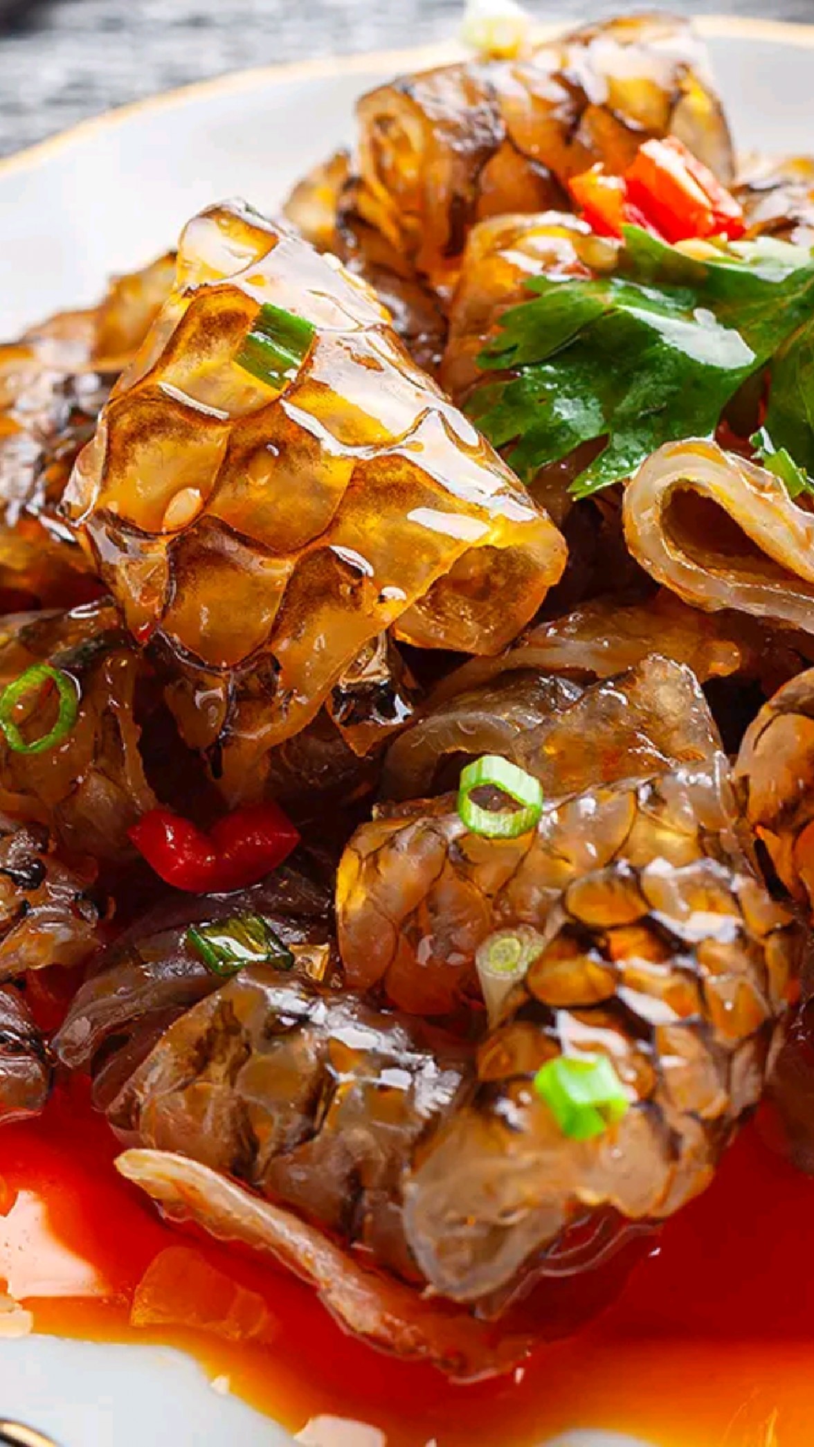 香辣鱼皮香香辣辣QQ弹弹,很有口感