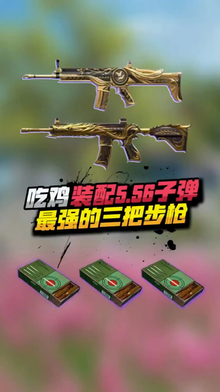 小七:吃鸡中556最强的三把步枪,你都知道吗?