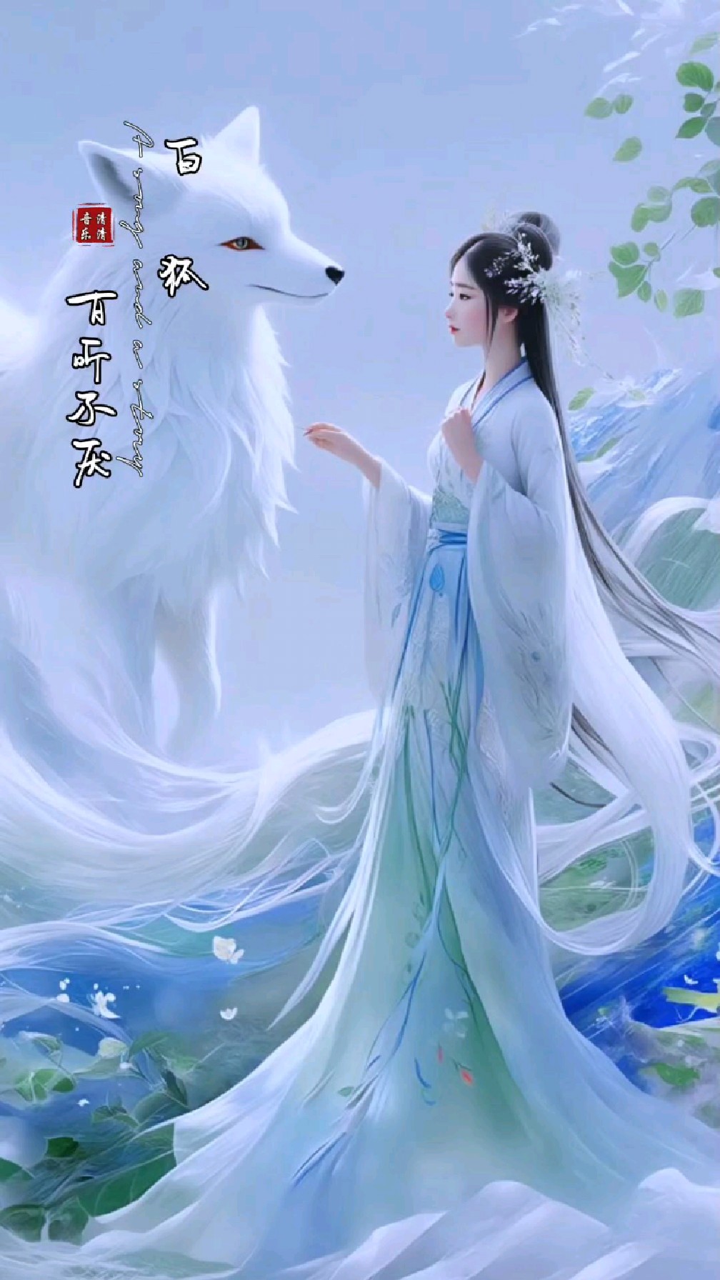 我是你曾放生的《白狐》让我再为你跳支舞,唯美画面百听不厌