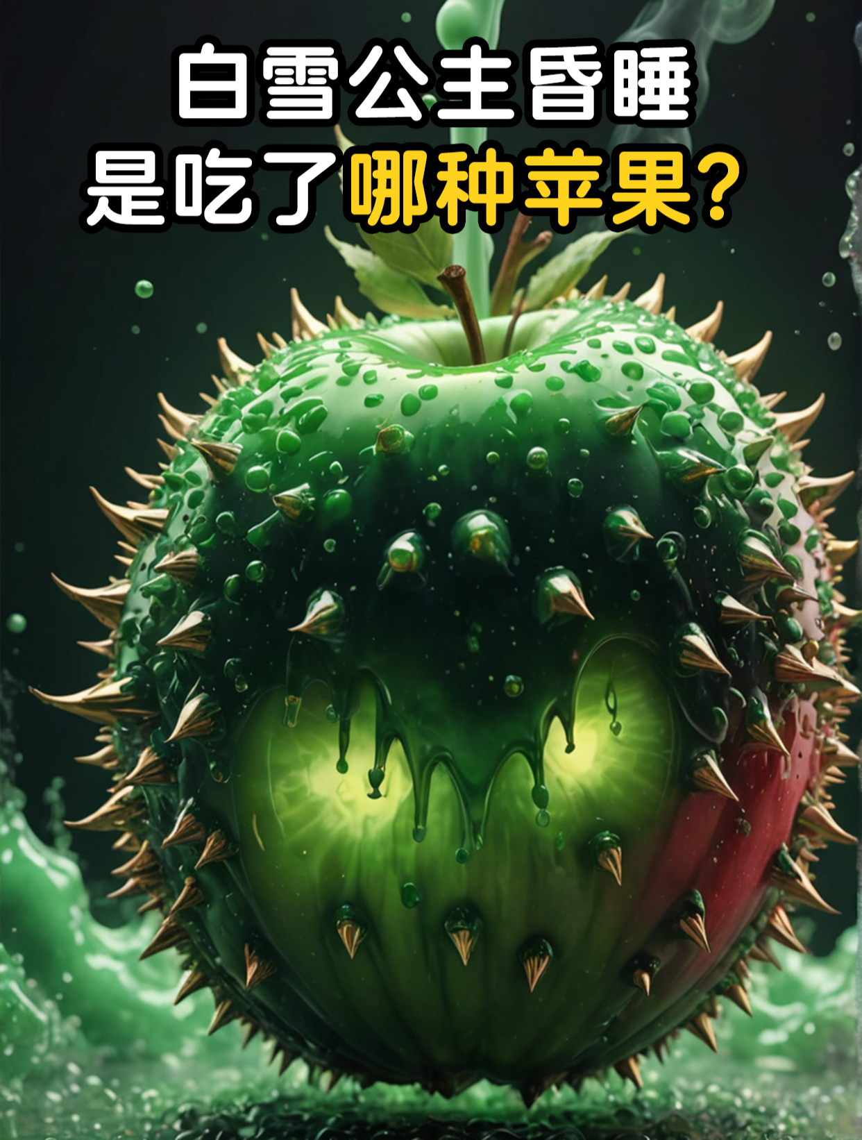 你觉得白雪公主昏睡是吃了哪种苹果?快来评论区讨论吧~