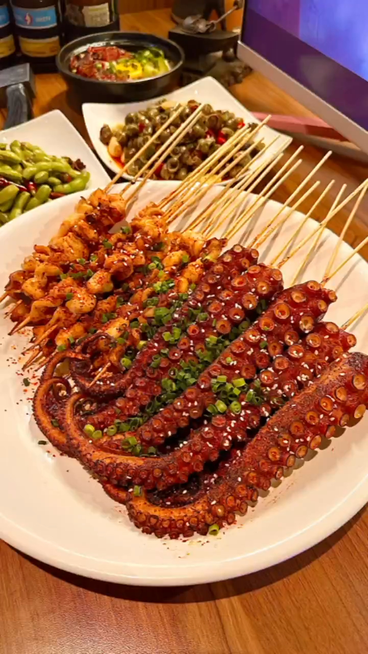 沉浸式油炸章鱼须