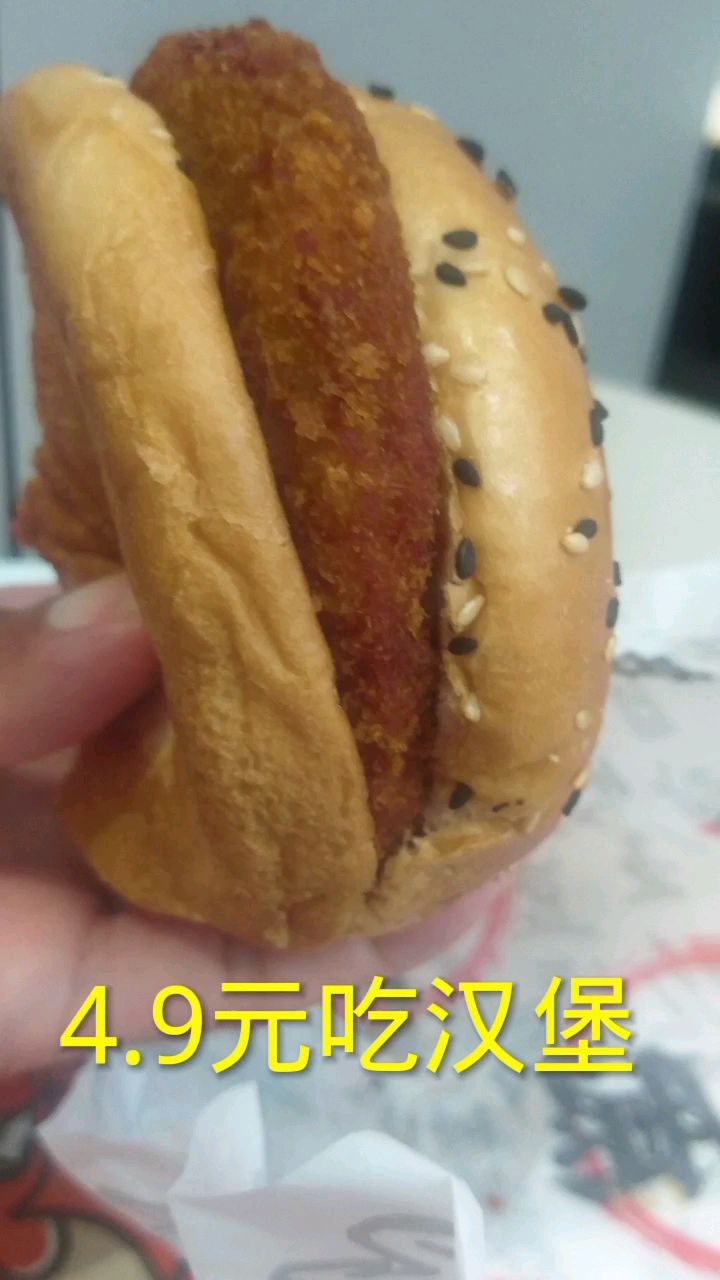 郑州华莱士鸡肉堡只要4.9元,吃了觉得这价格真划算