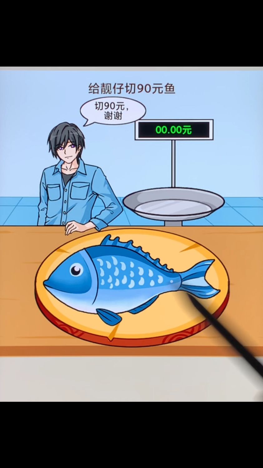 哈哈,鱼肉这样切没问题吧