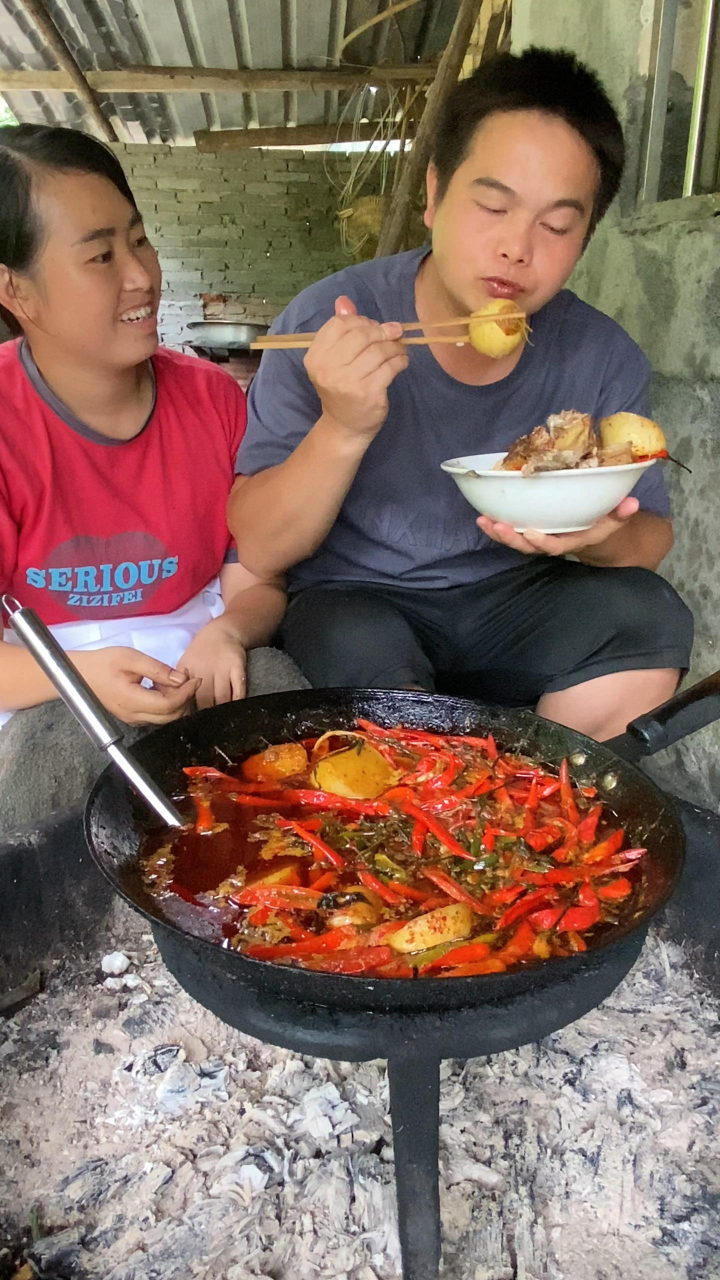 老公干活也累,改善伙食,嘎嘎好吃