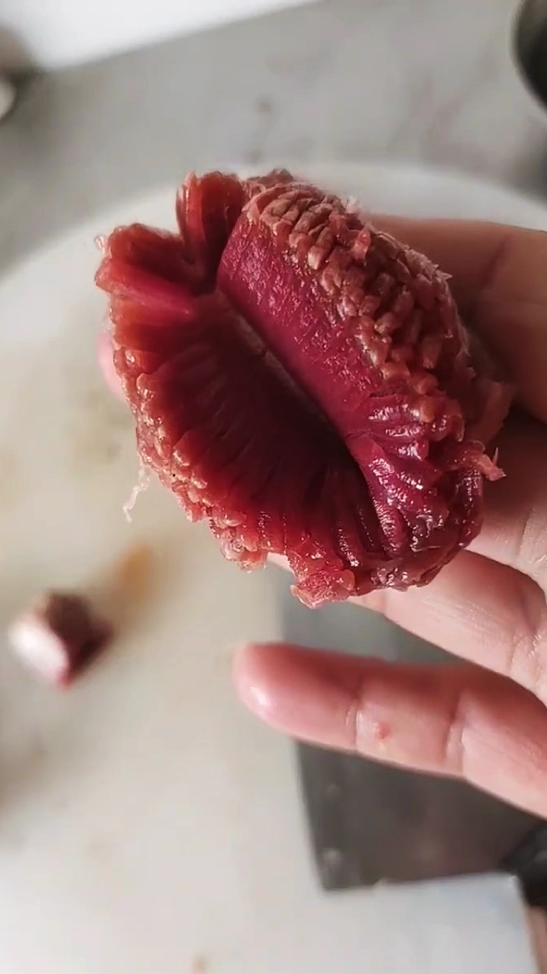 花式改刀肉块的方法