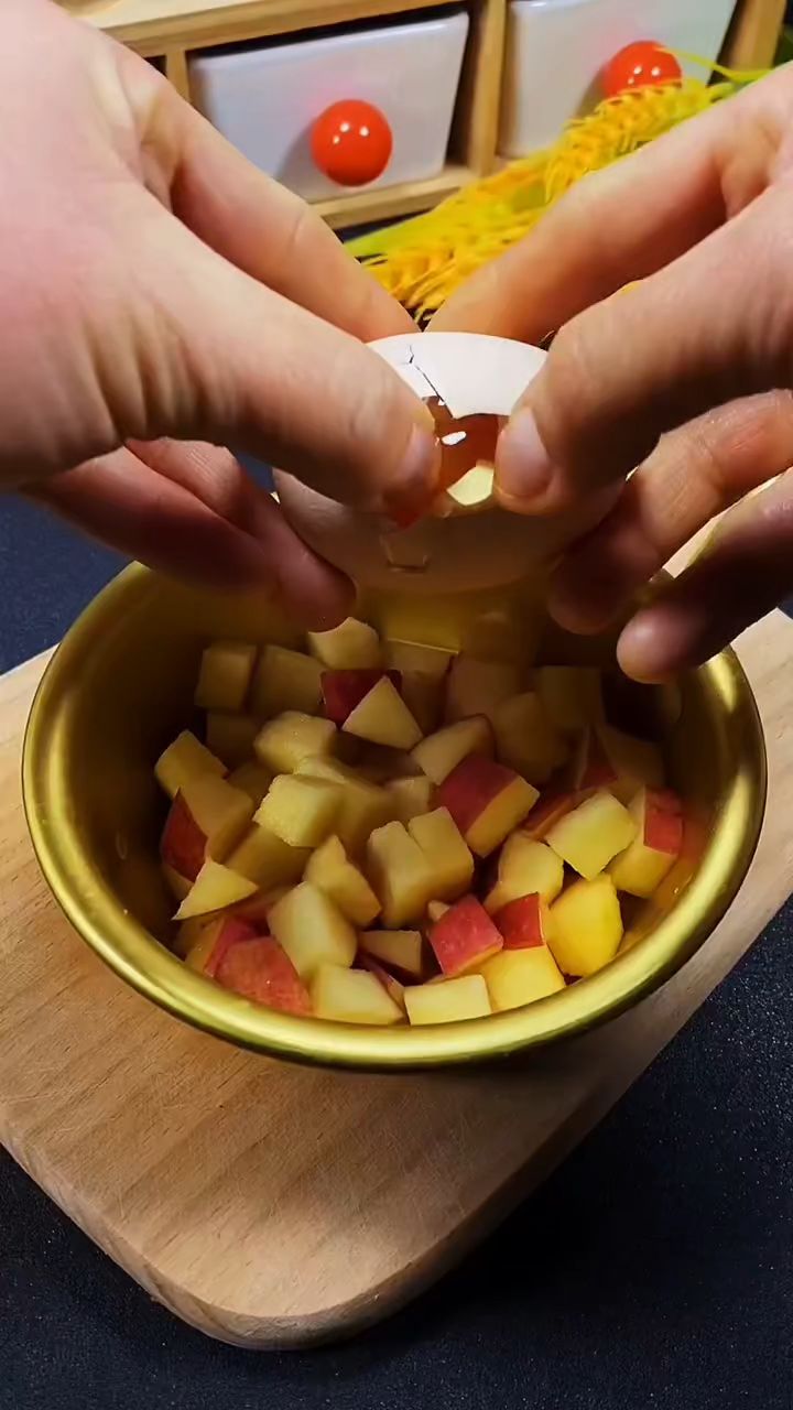 苹果早餐饼新做法