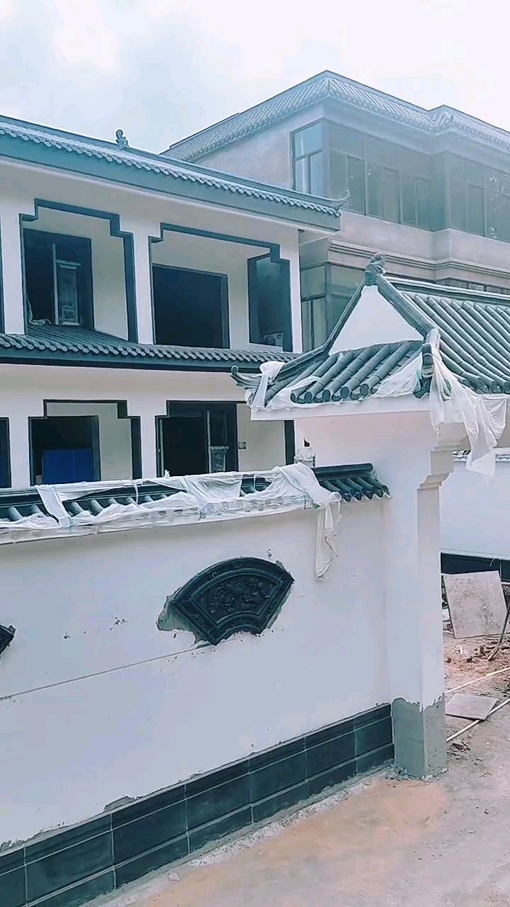 农村自建房,沉浸徽派风格,独栋小别墅打造典雅家园