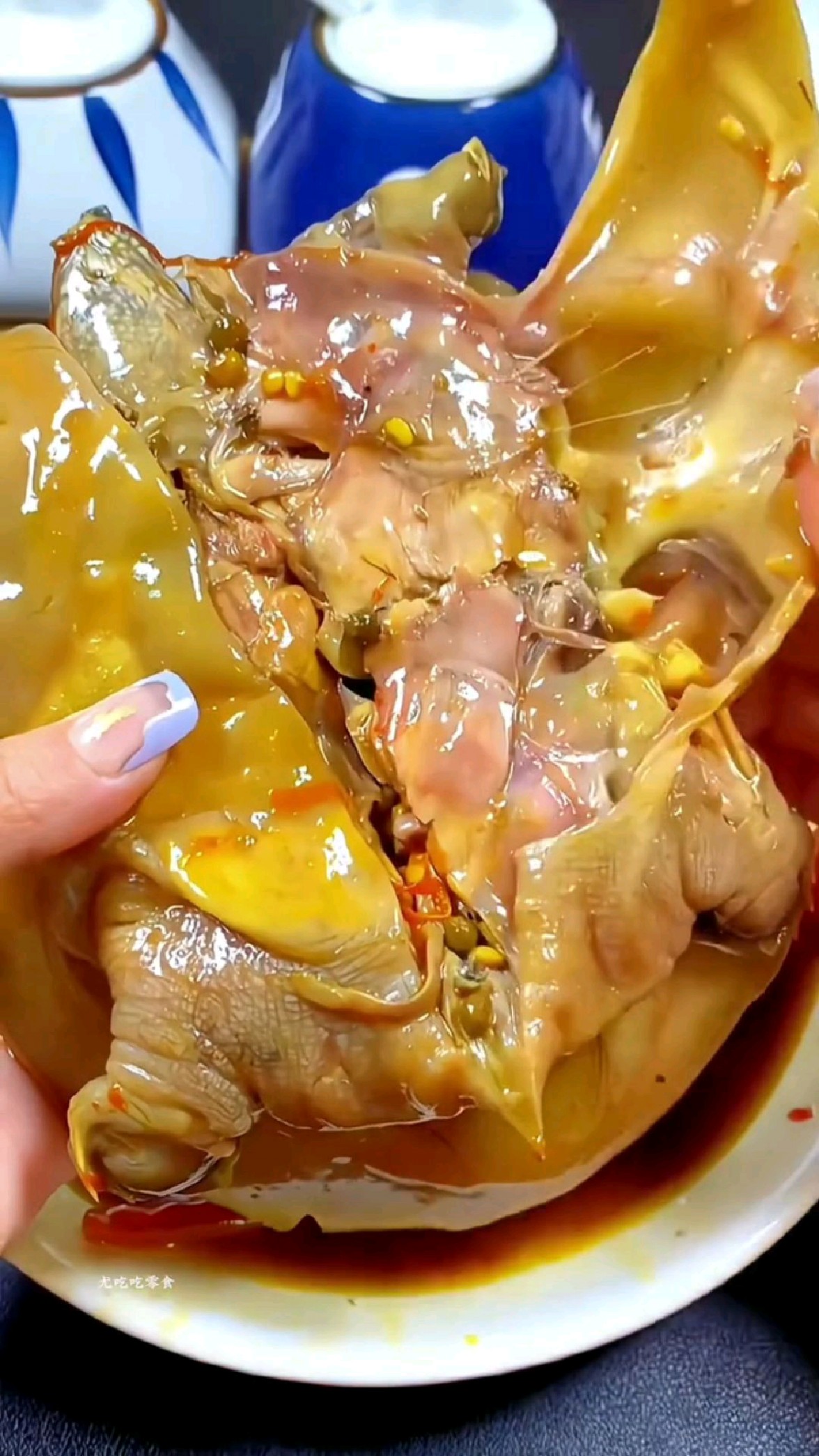这麻辣甲鱼真是太肥了