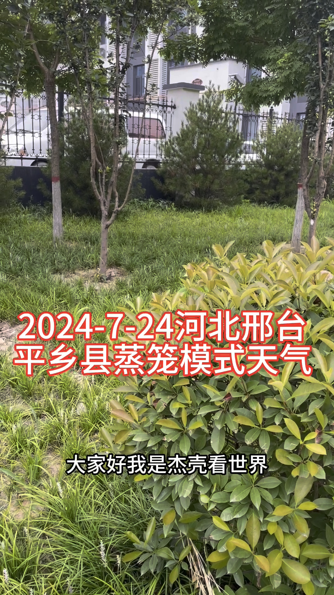 蒸笼模式下的河北邢台还算幸运没有遭受暴雨袭击