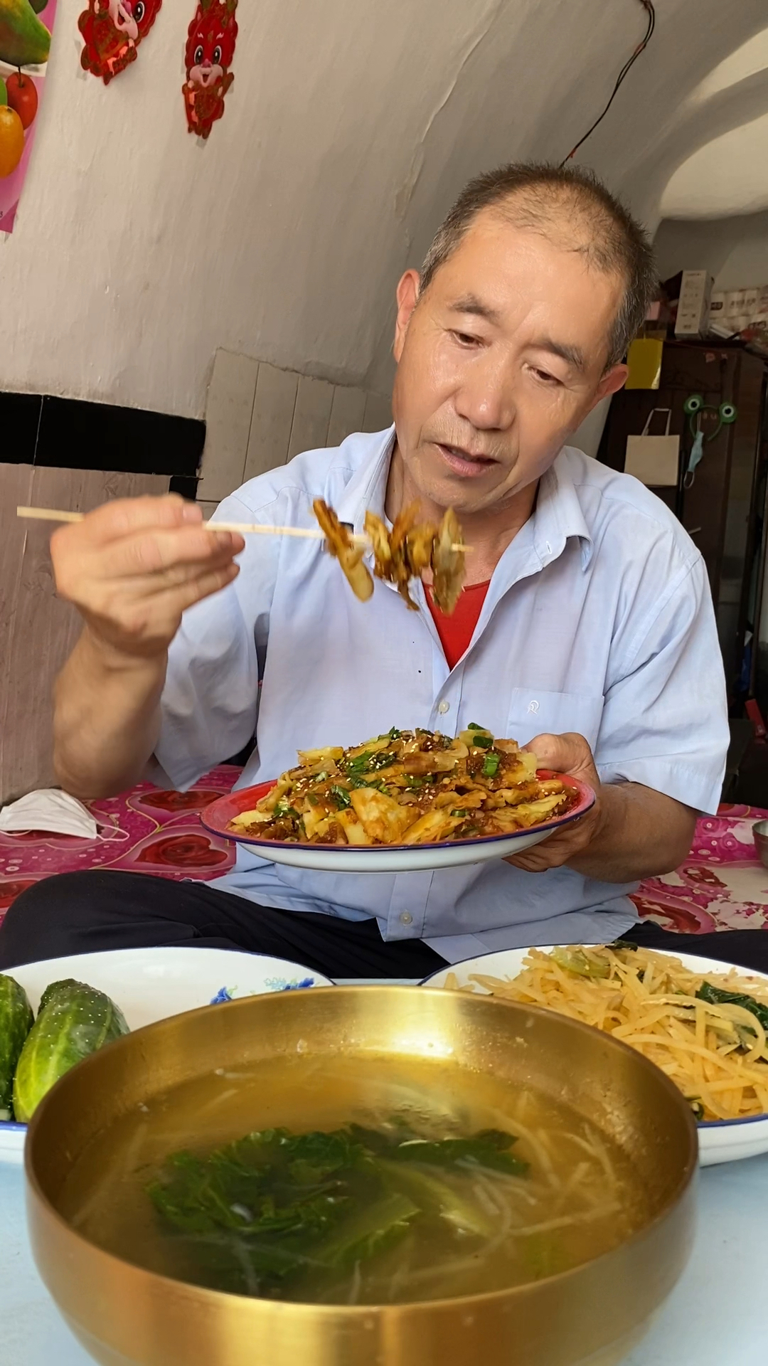 农家自制酱香饼,外酥里软,做法简单又美味