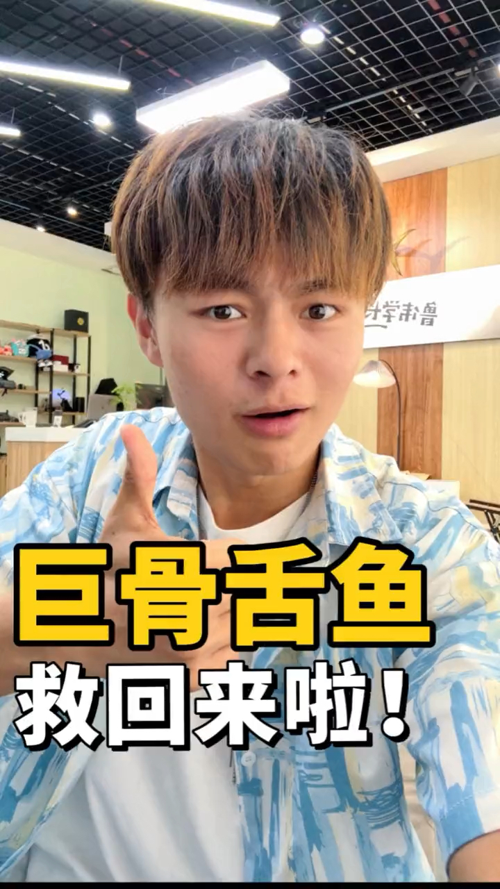 我把小巨骨舌鱼治疗好了,现在又养在哪个鱼缸呢?