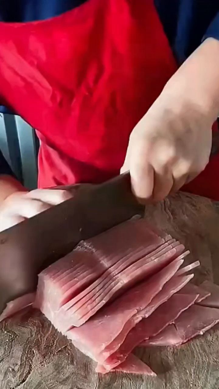 快速改刀肉的方法