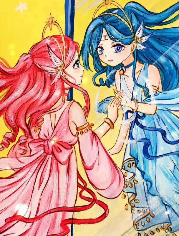 学渣PK学霸,你最喜欢谁画的双子座?