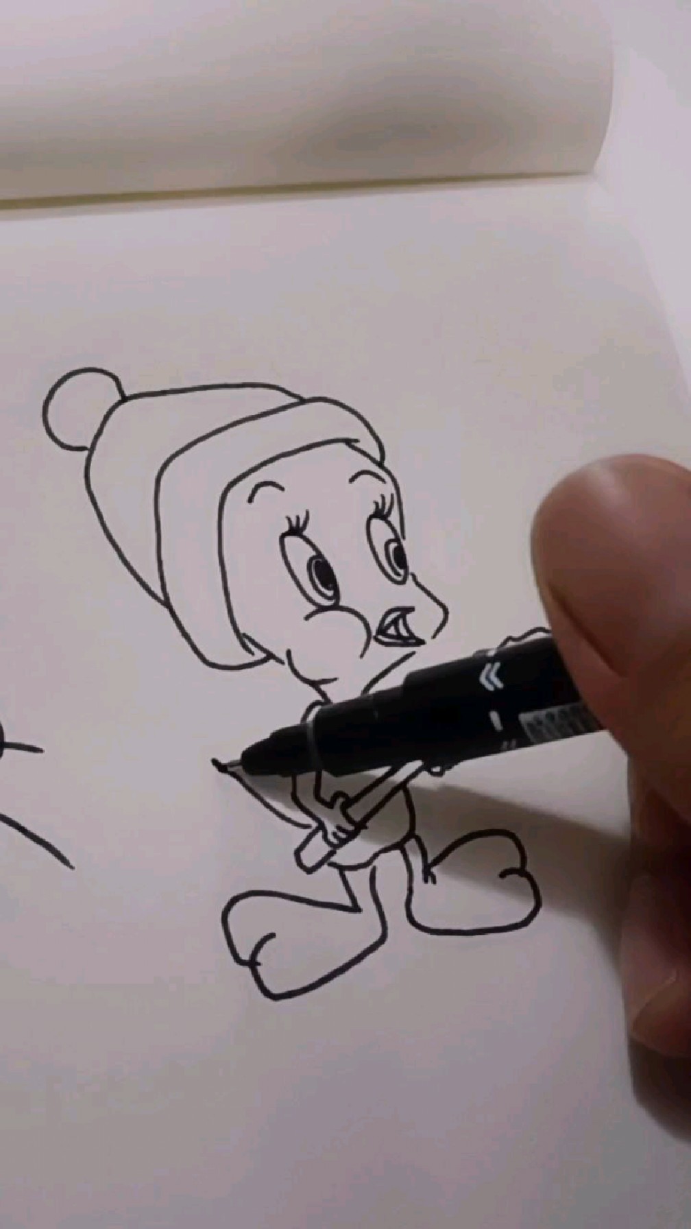 挑战不用橡皮擦画一百张粉丝喜欢的简笔画