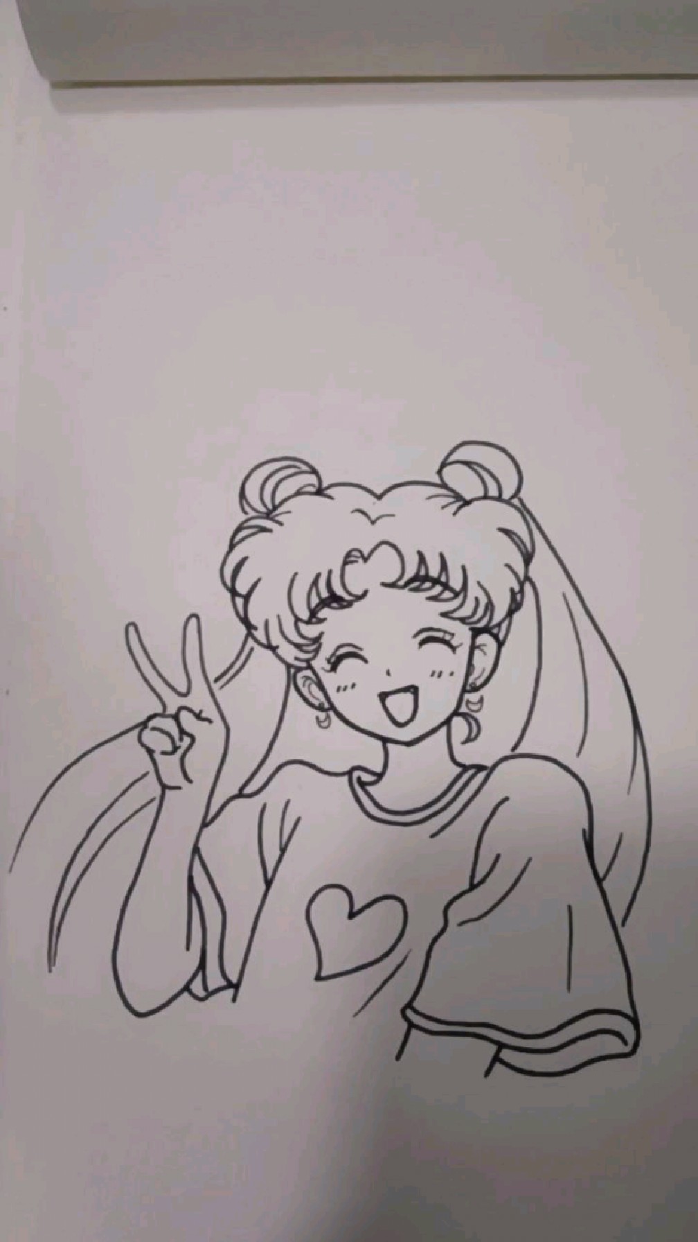 挑战不用橡皮擦画一百张粉丝喜欢的简笔画