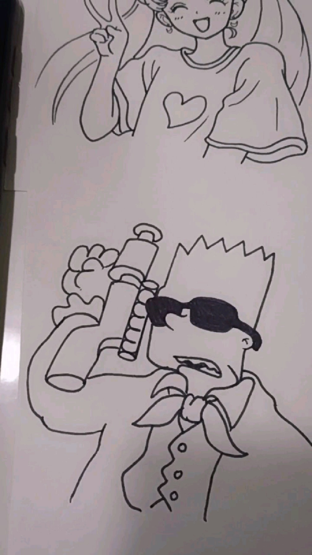 挑战不用橡皮擦画一百张粉丝喜欢的简笔画