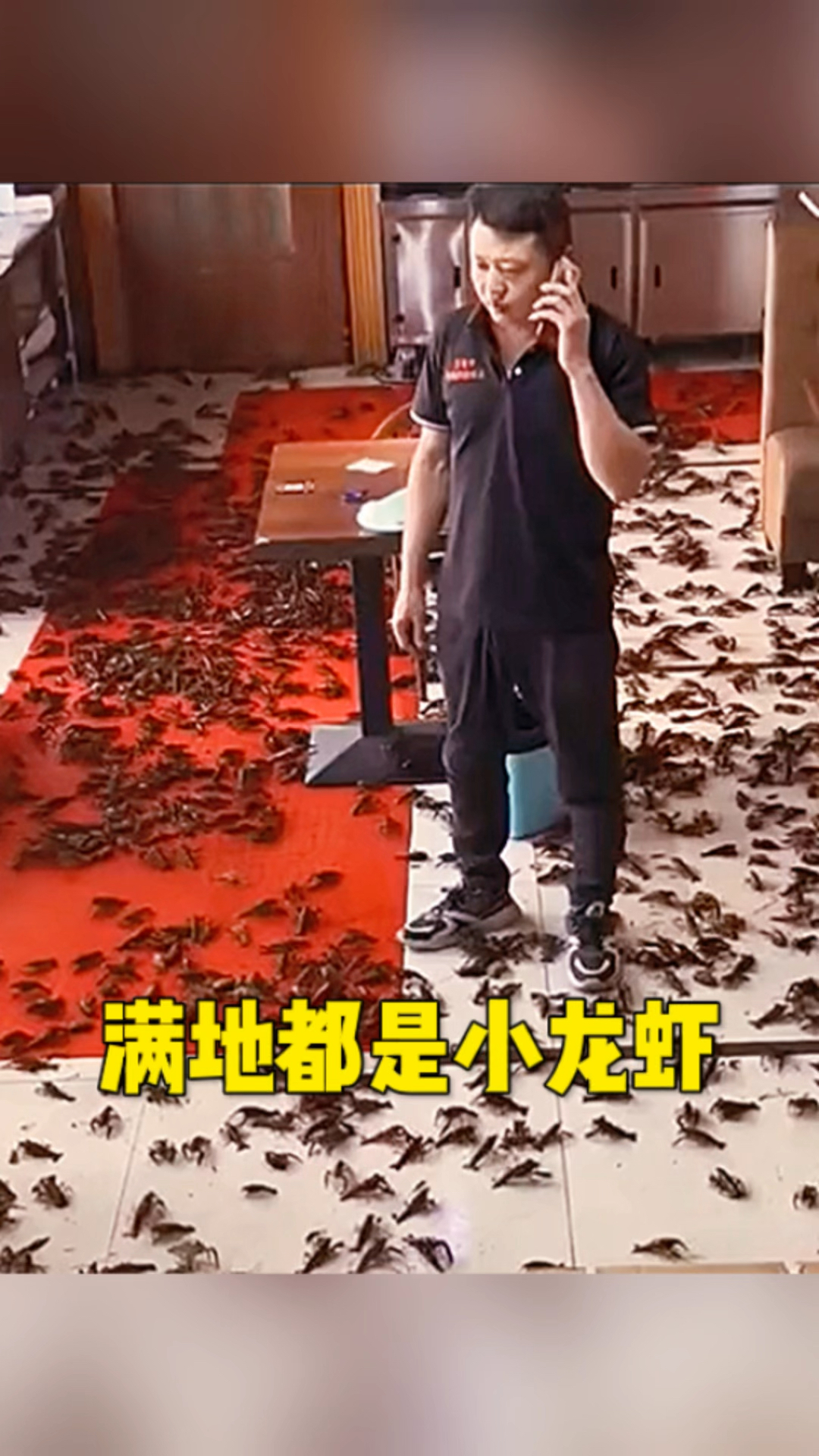 这满地都是小龙虾呀