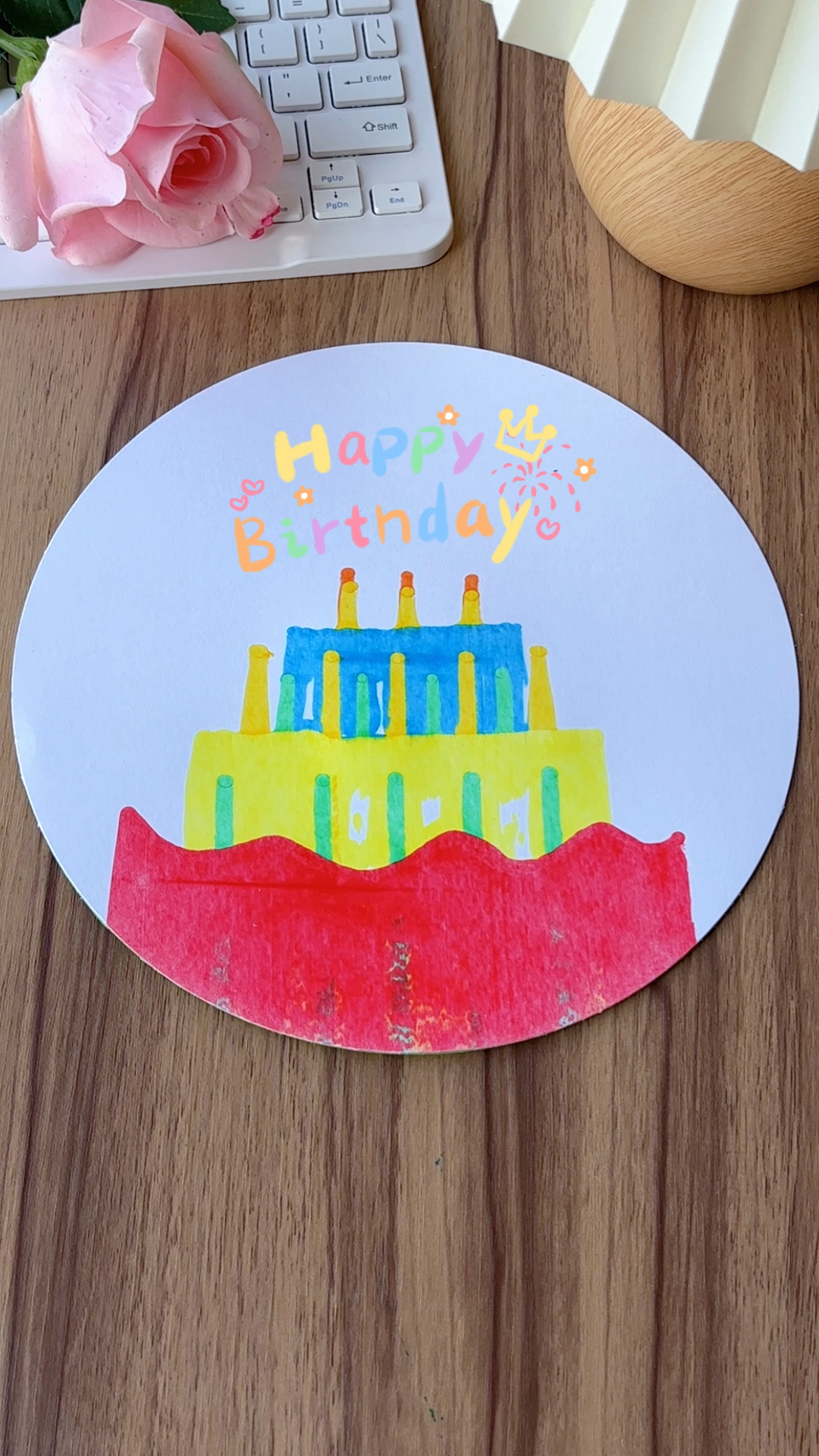 一秒变成漂亮的小蛋糕,快和孩子一起来试试吧