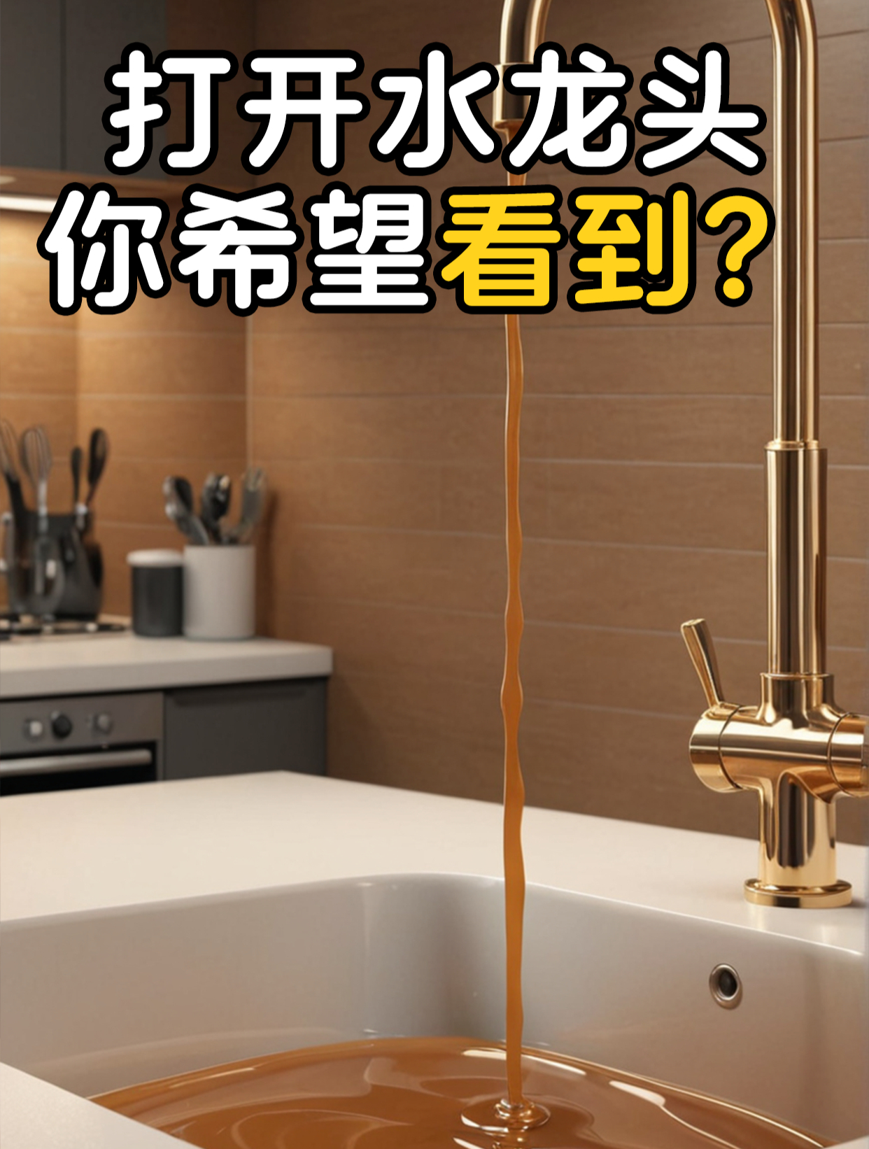 打开水龙头,你希望看到的是?