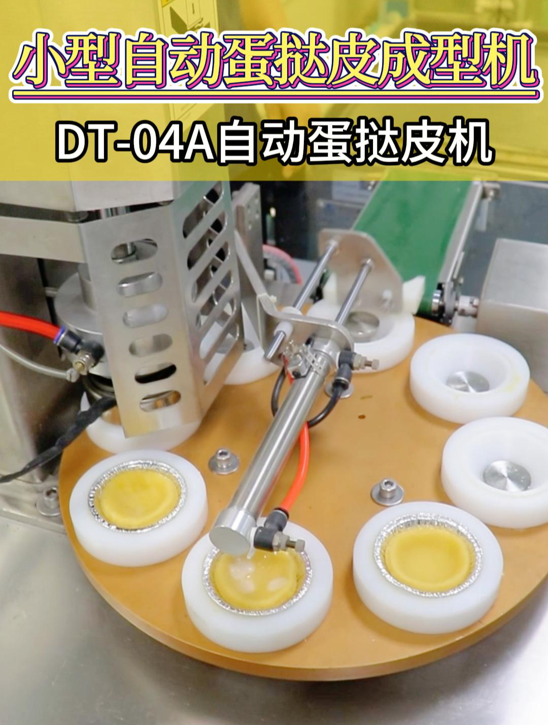 小型蛋挞皮成型机,智能触摸屏幕控制,不占地方操作简单节省人工