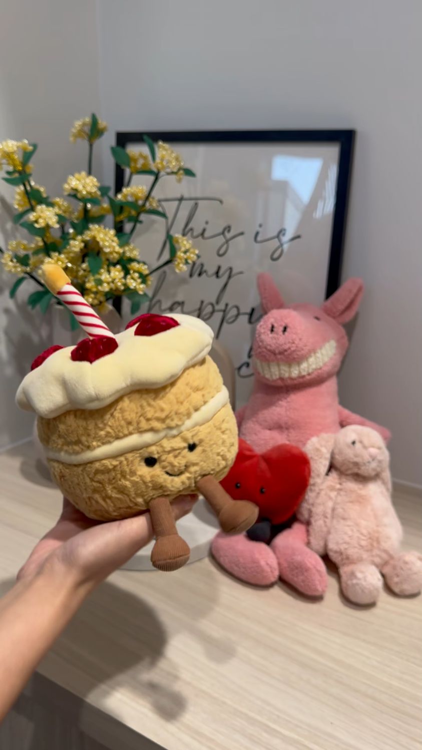 钩针编织生日蛋糕