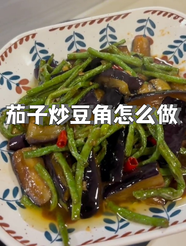 打工人版简单好吃的豆角烧茄子做法分享~