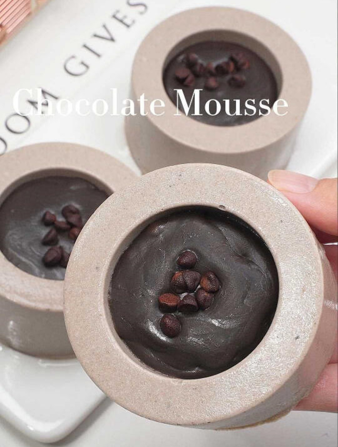 在家自制巧克力奶酪夹心慕斯,细腻丝滑