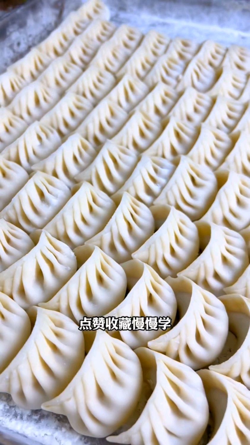 月牙饺子慢动作来了