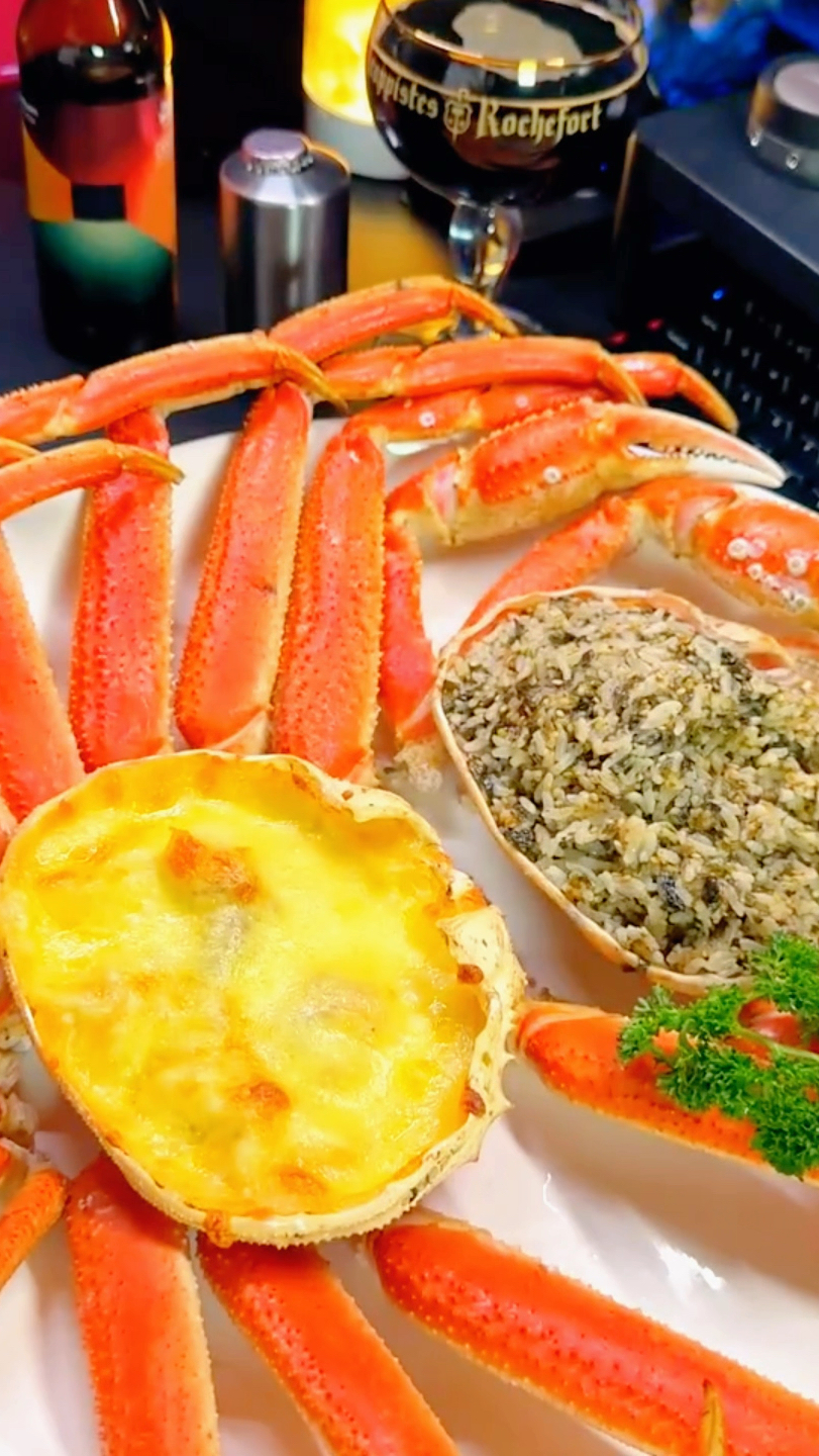 沉浸式夜宵之松叶蟹