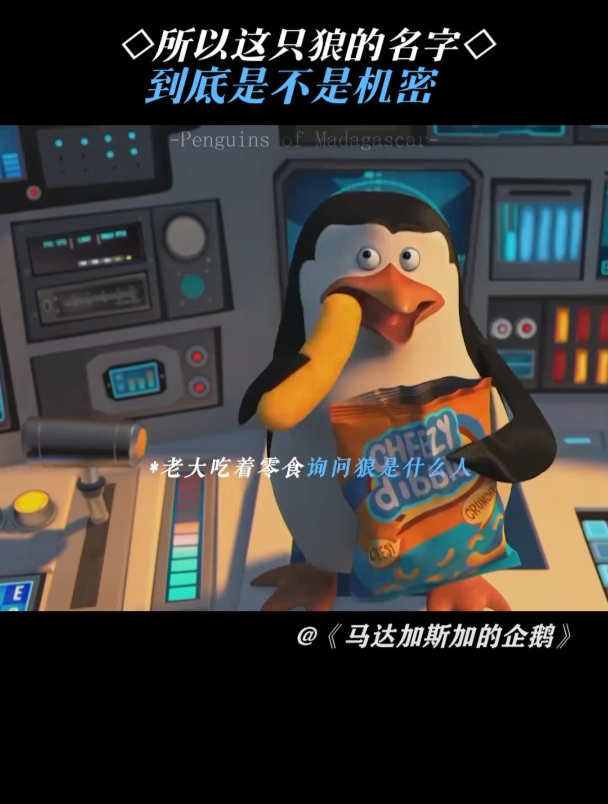 马达加斯加的企鹅:所以狼的名字是不是机密呢