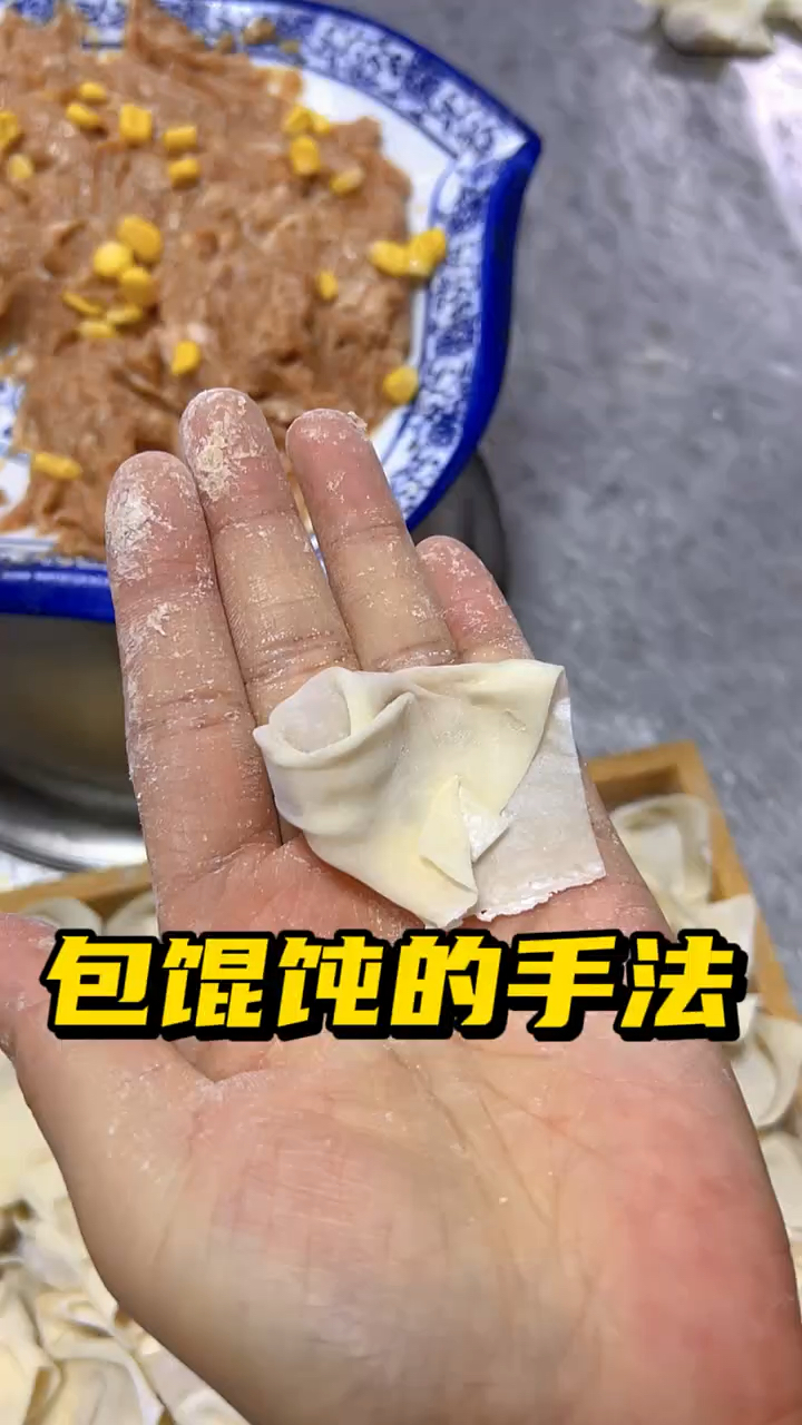 快速包馄饨手法教程